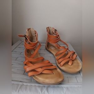 Sugar Tan Gladiator Sandals-8.5